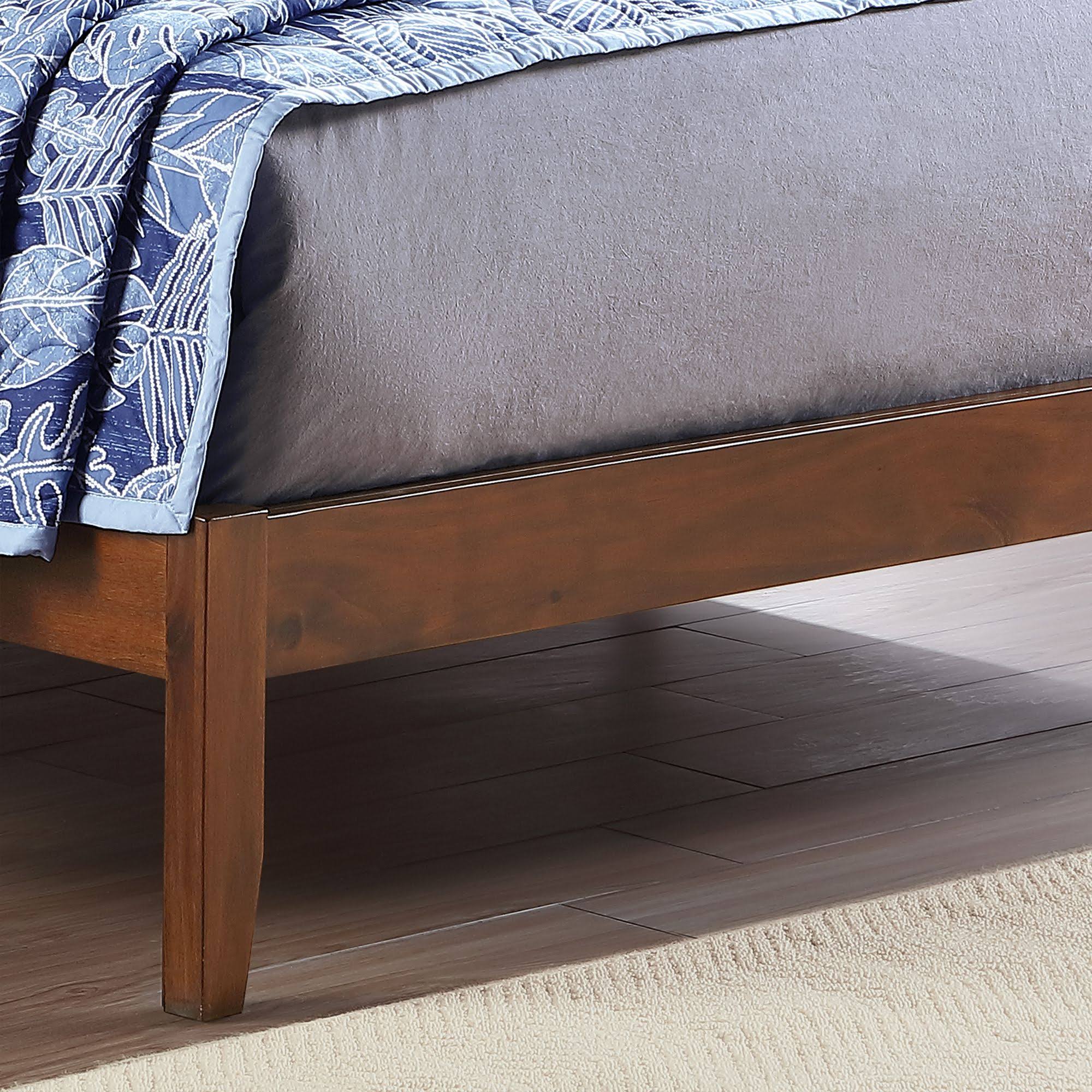 Queen Size Brown Bed Frame P1595