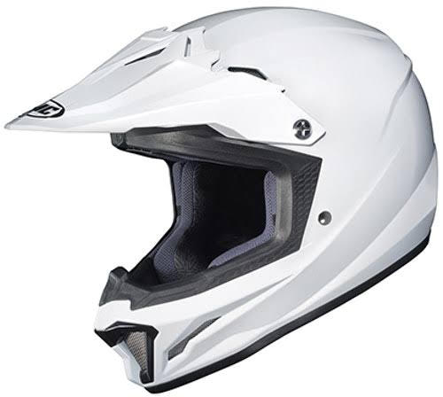 Solid Motorcycle Helmet White V252