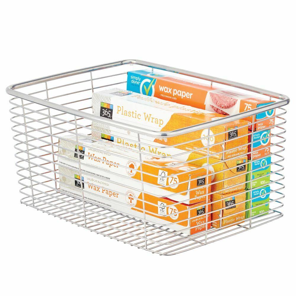 Metal Wire Kitchen Pantry Storage Organizer Bin M841