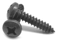 Black Oxide Phillips Pan Head Sheet Metal Screws Y5849