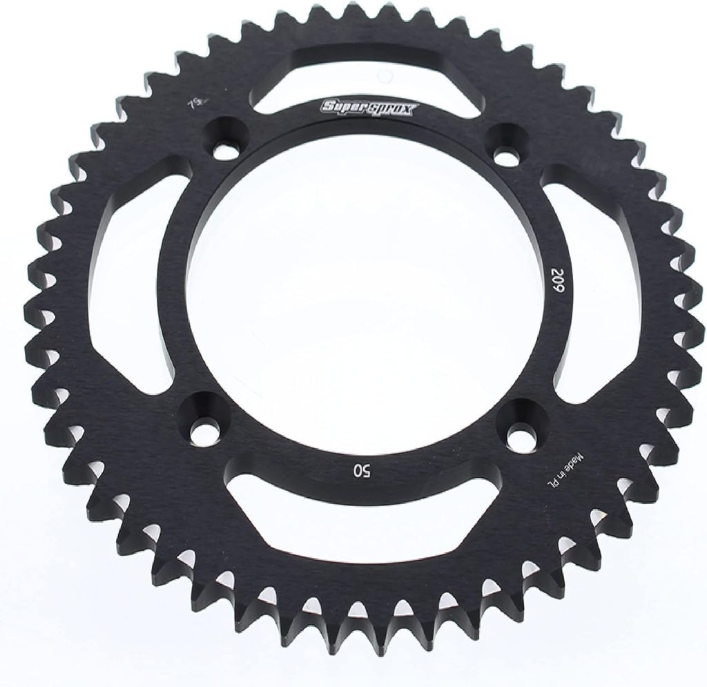 Black Aluminum Sprocket 50T Chain Size 420 Pack of 2 M24589