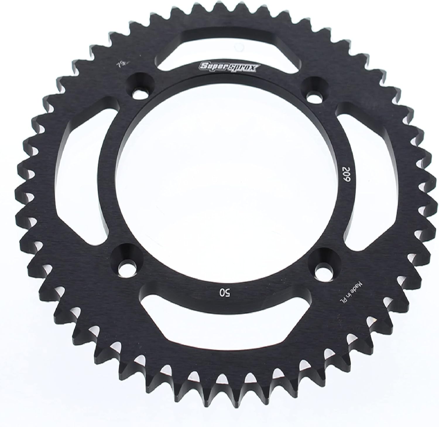Black Aluminum Sprocket 50T Chain Size 420 Pack of 2 M24589