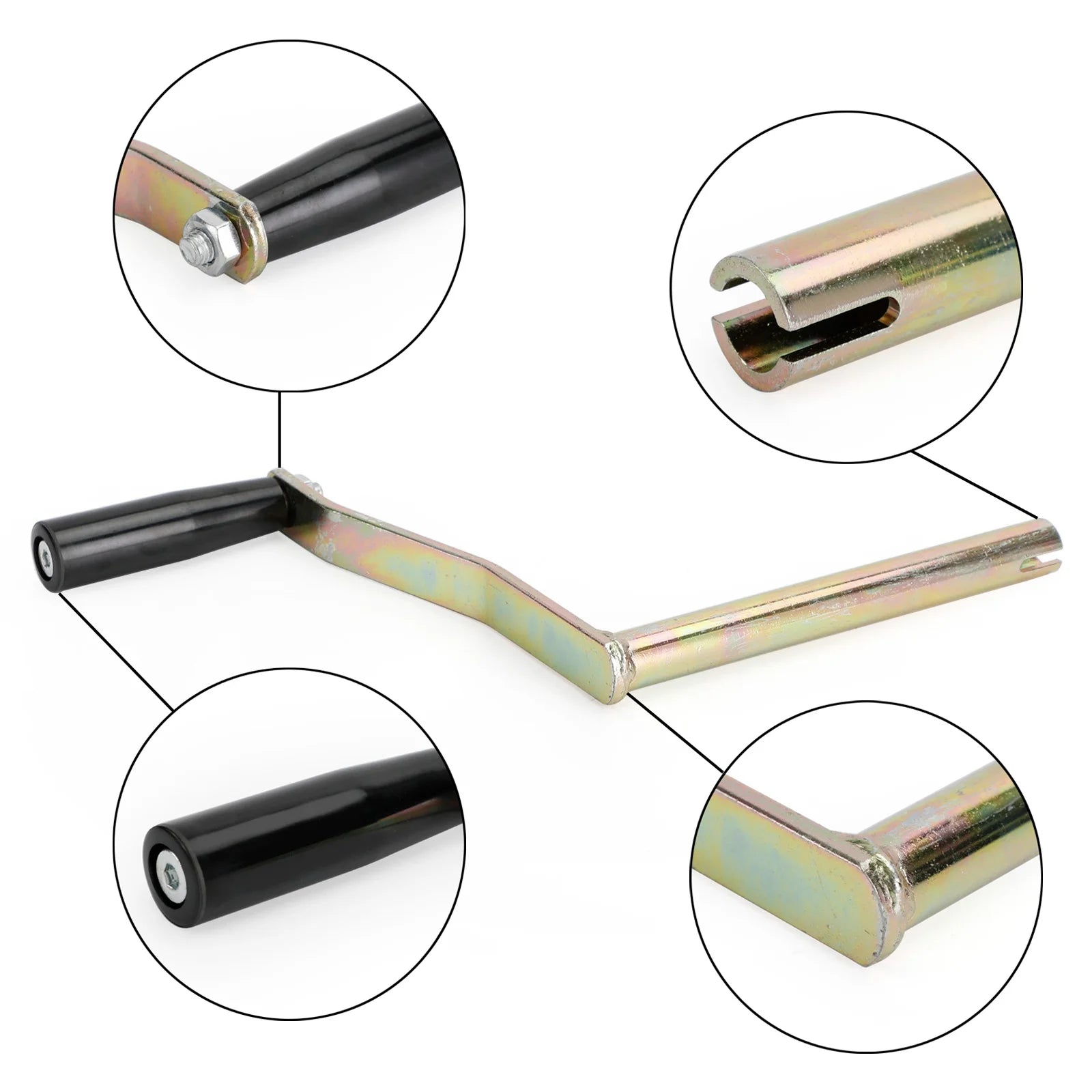 Round Mouth Crank Handle for RV Camper Tent H58927