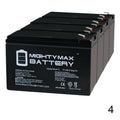 12 Volt 9 Ah SLA Battery Pack of 4 T8913