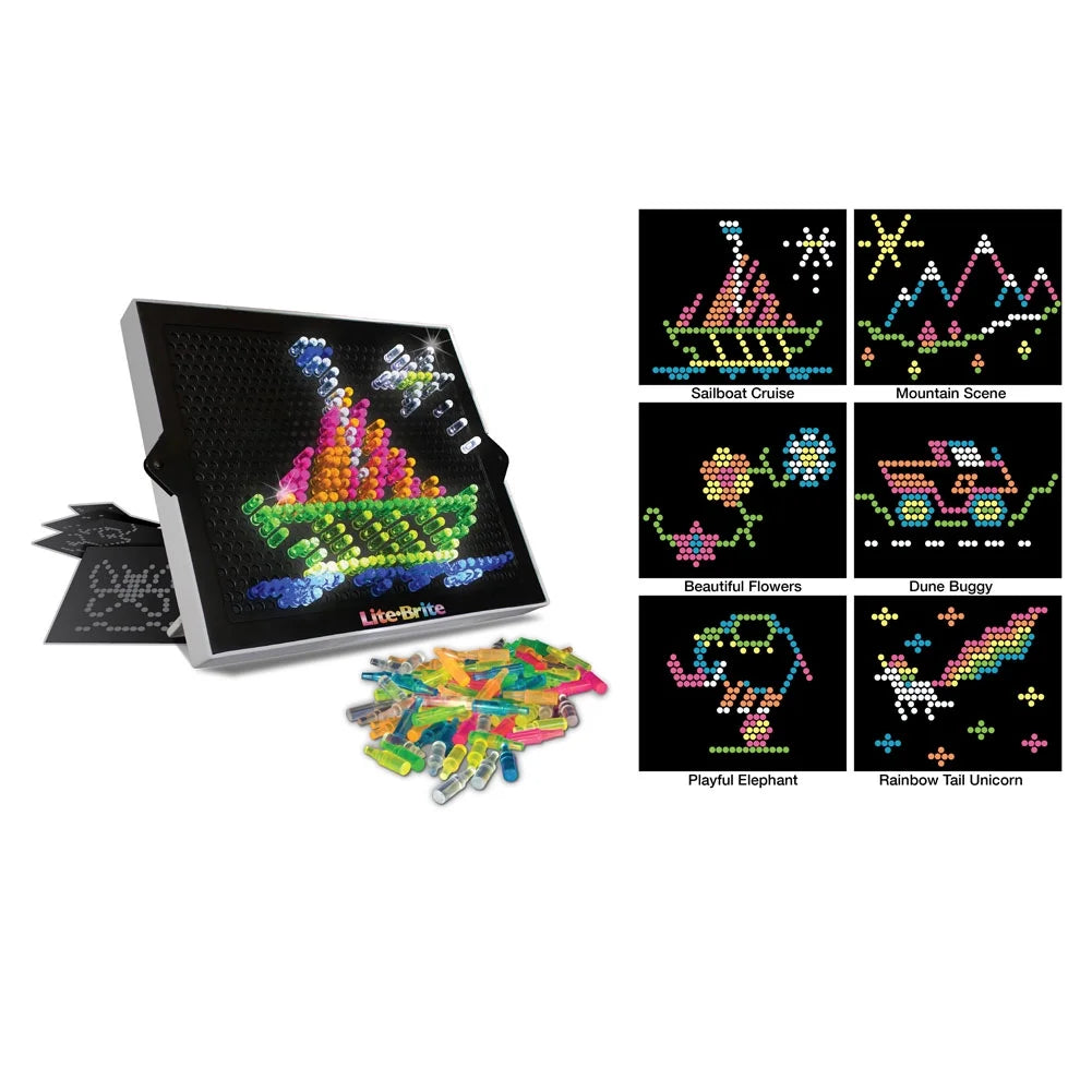 Classic Color Toy with 200+ Pegs and 6 Reusable Templates P892