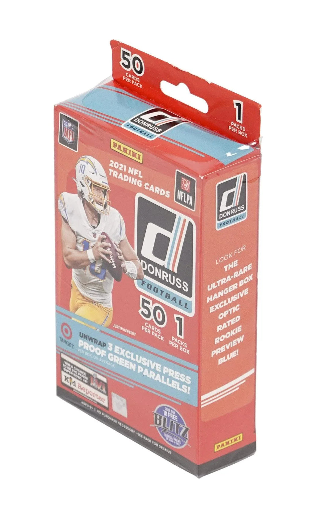 Green Parallels Football Trading Card Hanger Box B51070
