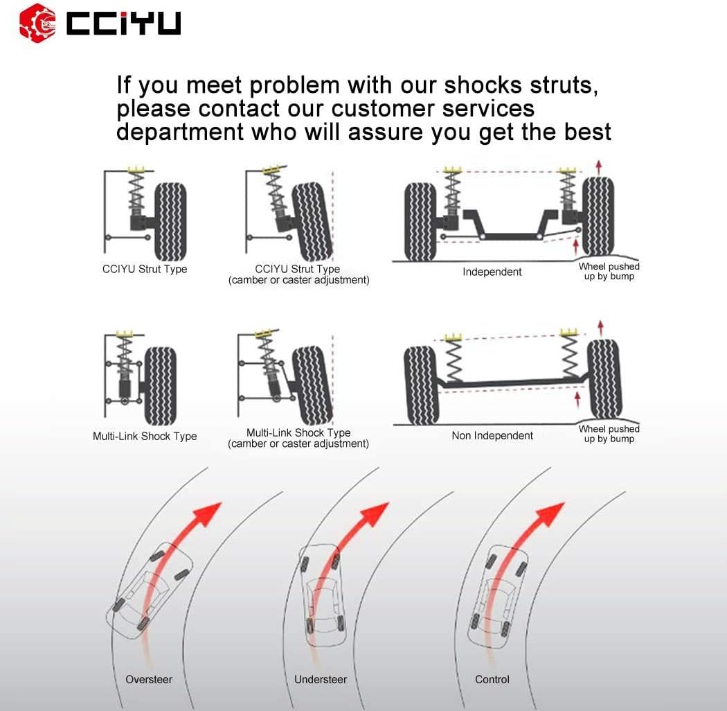 2 x Front Struts Shock Absorbers Pack of 2 A756
