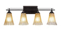 Four Light Bath Bar Dark Granite C453065