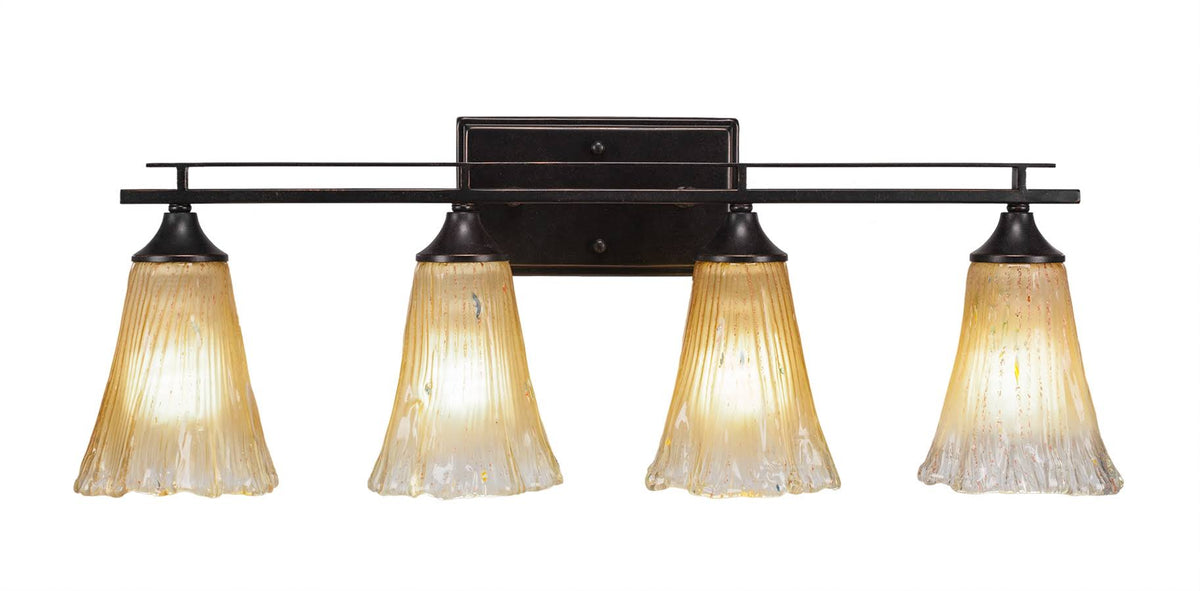 Four Light Bath Bar Dark Granite C453065