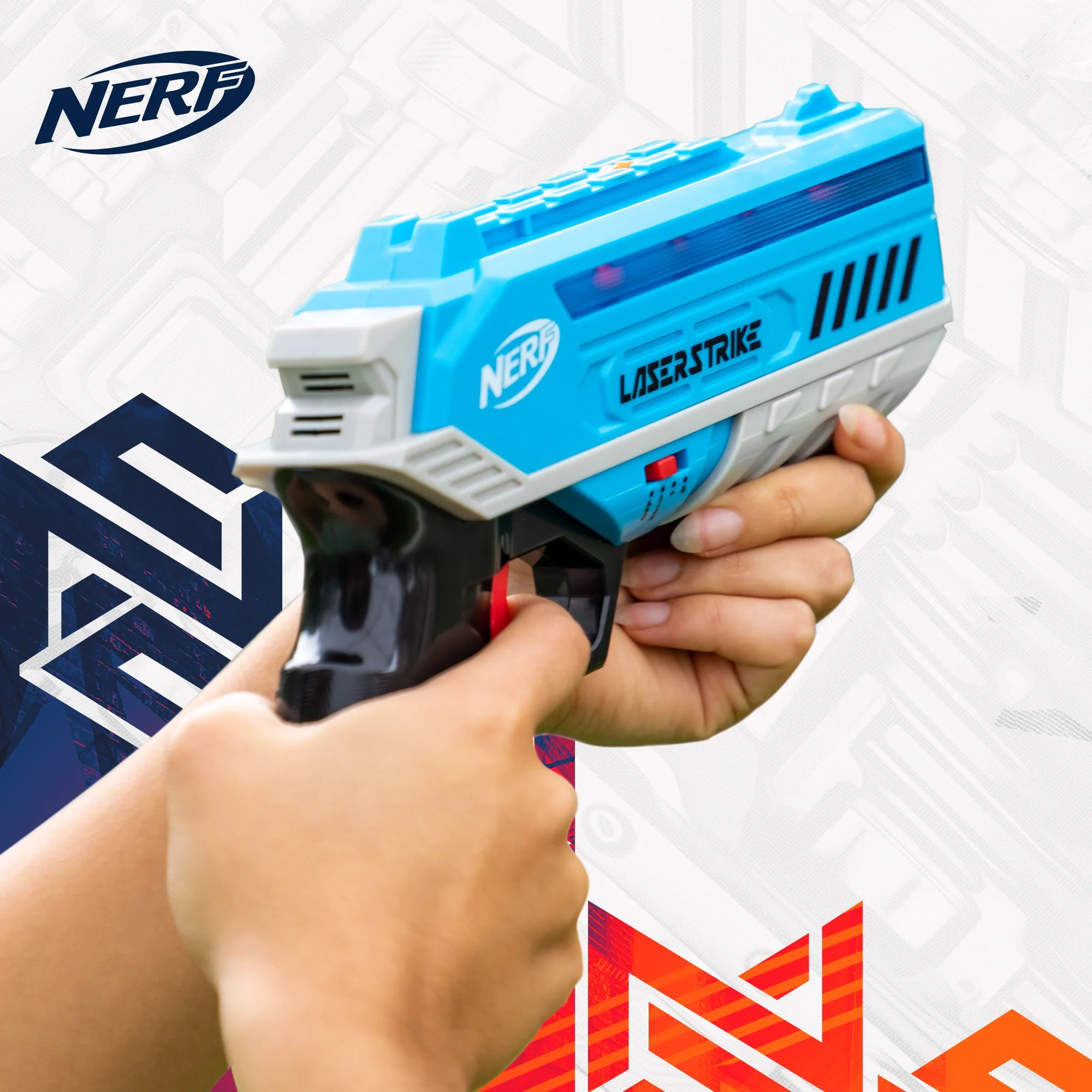 Laser Tag 2 Pack Blaster Set with Chest Plates X398348