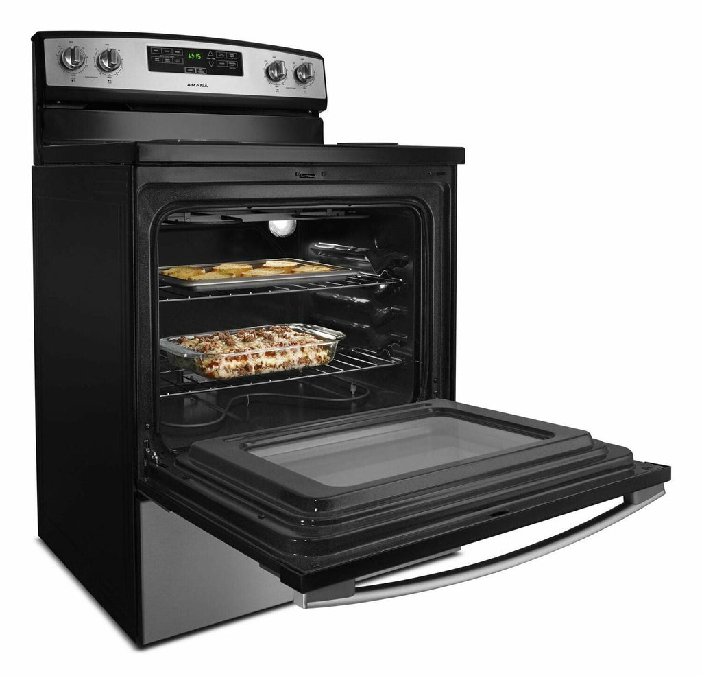 30-Inch Electric Range with Bake Assist Temps - Stainless Steel B297