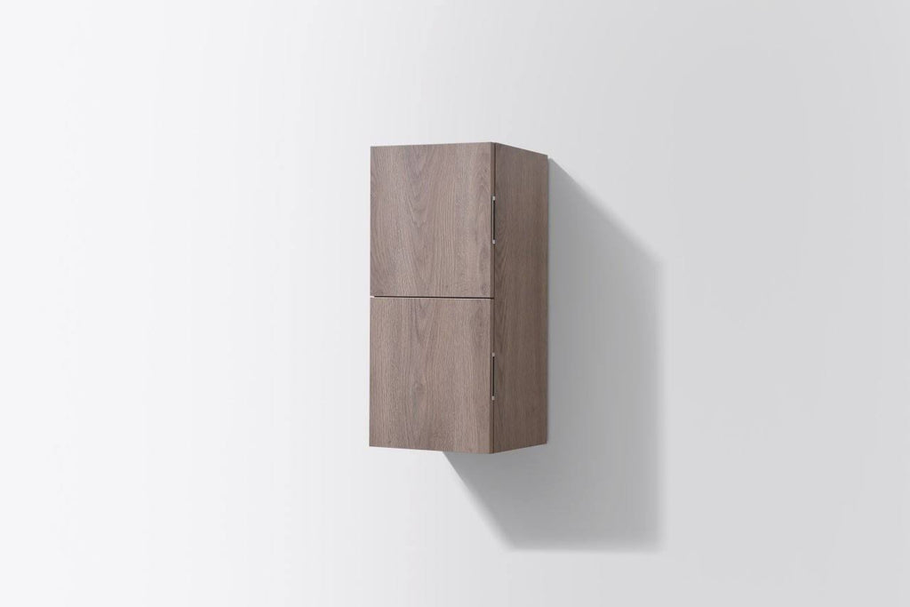 Linen Side Cabinet with Two Doors in Butternut Wood Finish H146