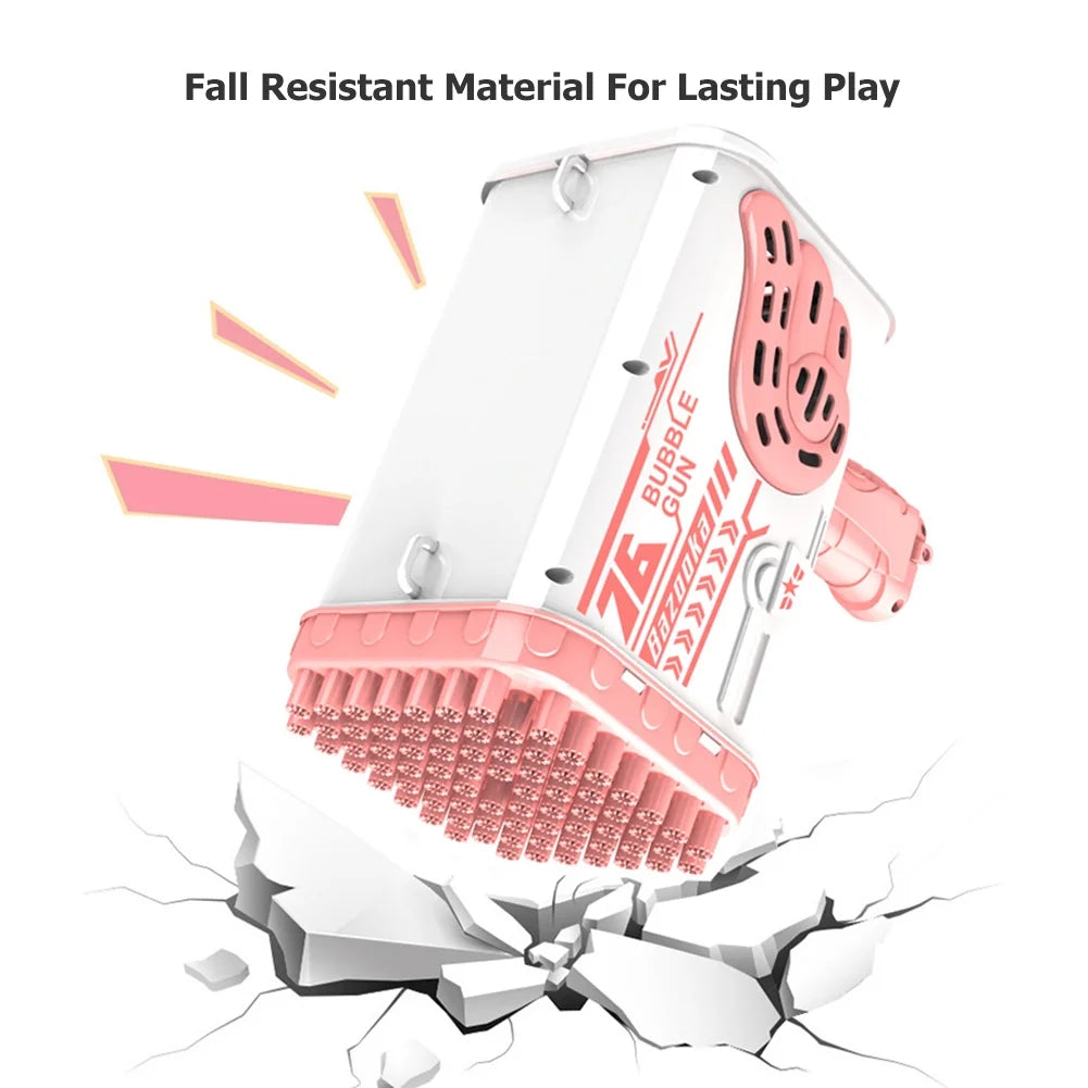Pink Electric Bubble Machine V67160