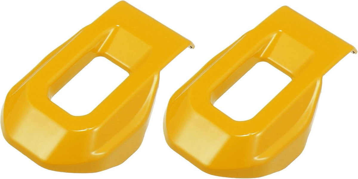 Yellow Hood Latch Lock Catch Brackets Cover for Jeep Wrangler JL JLU Gladiator JT Exterior Trim Accessories Pack of 2 T83072