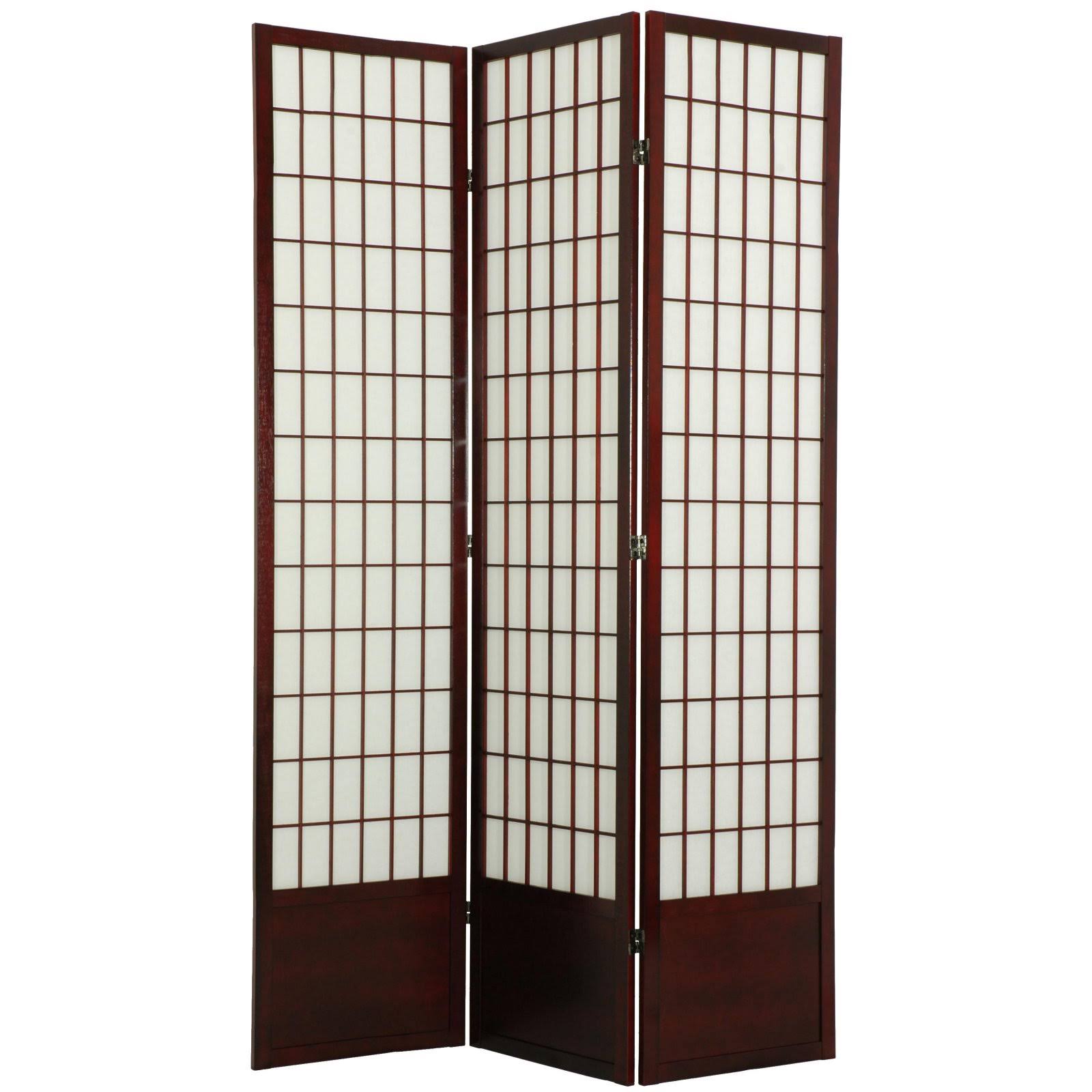 White 3 Panel Shoji Screen E216403