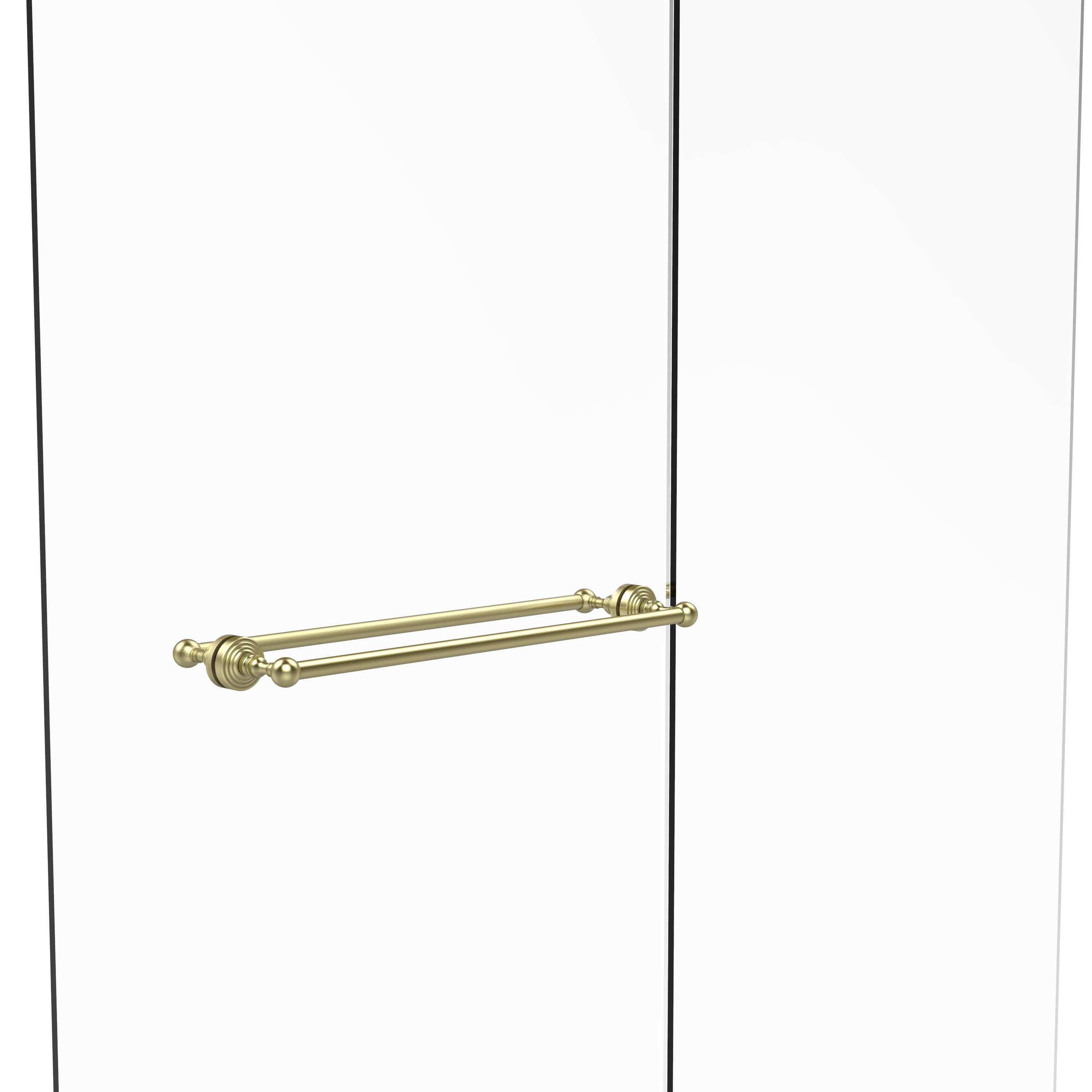 24 inch Back to Back Shower Door Towel Bar Satin Brass G1385