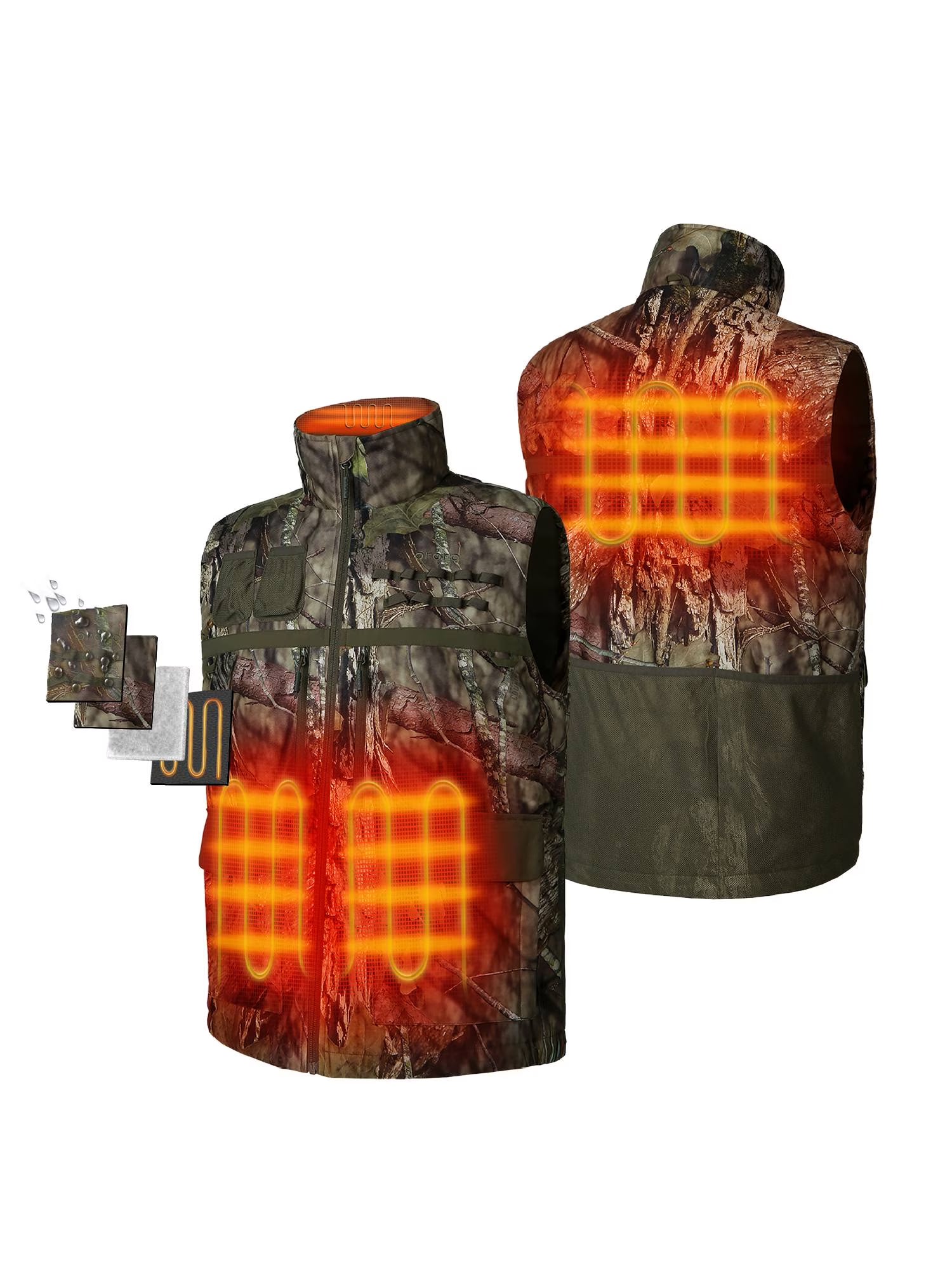 Camouflage Heated Vest J931