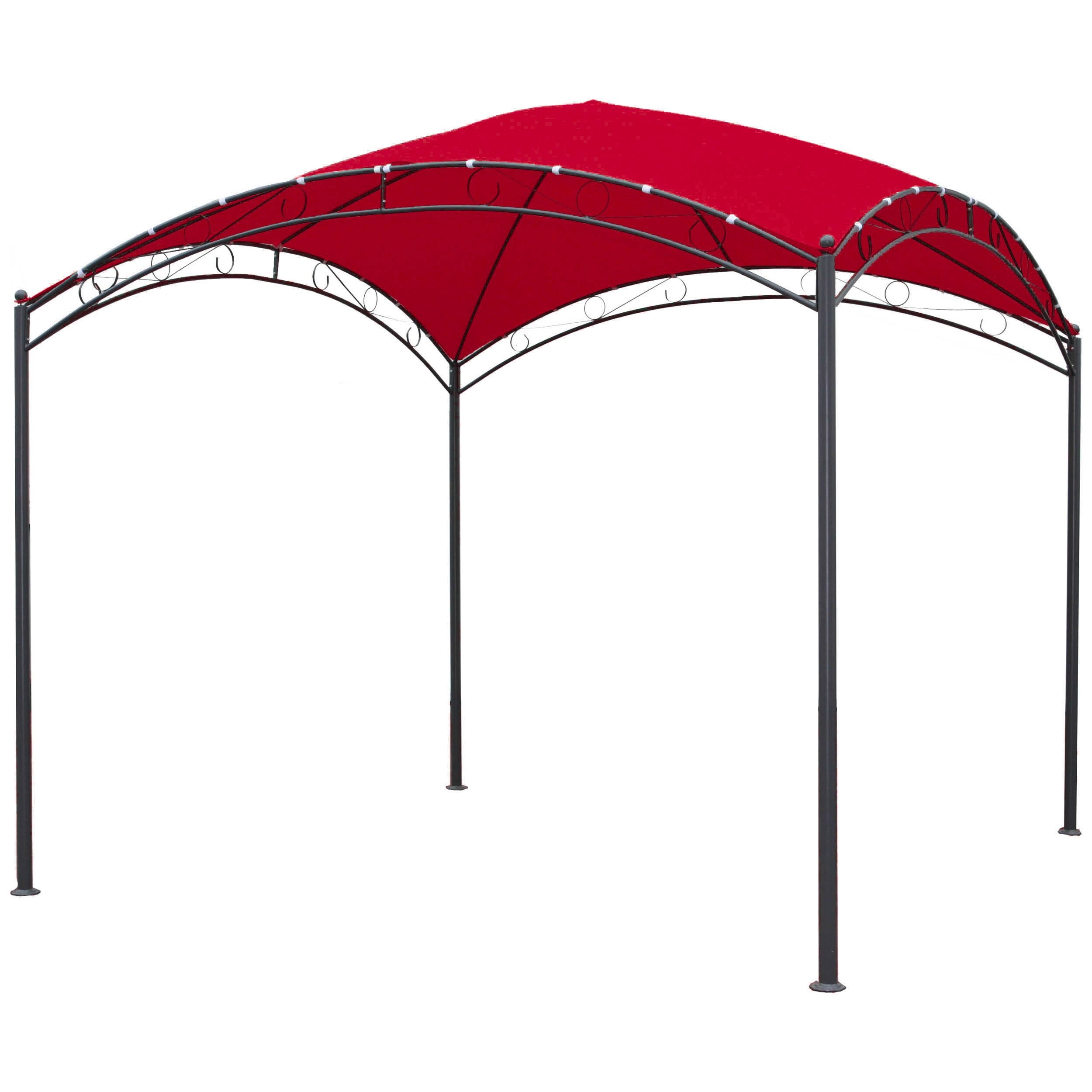 Square 10 Foot Dome Top Gazebo O7288