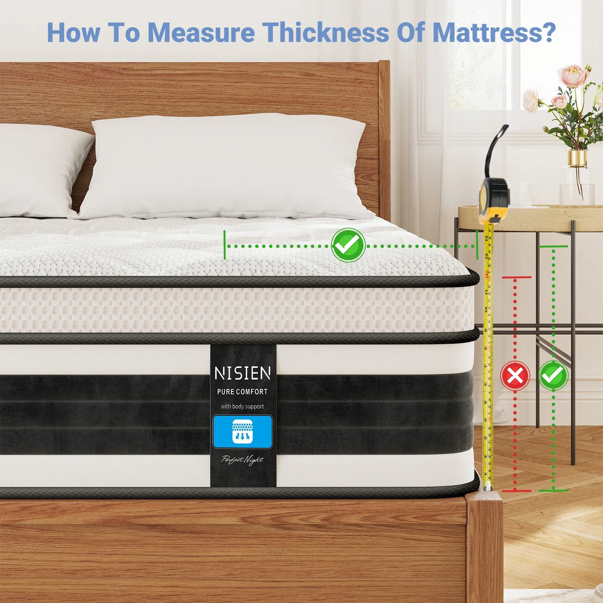 10 Inch Gel Memory Foam Hybrid Mattress G9494