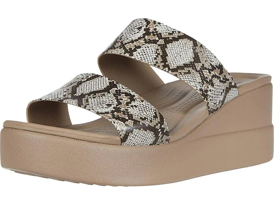 Brooklyn Mid Wedge Multi/Stucco 8 W46209