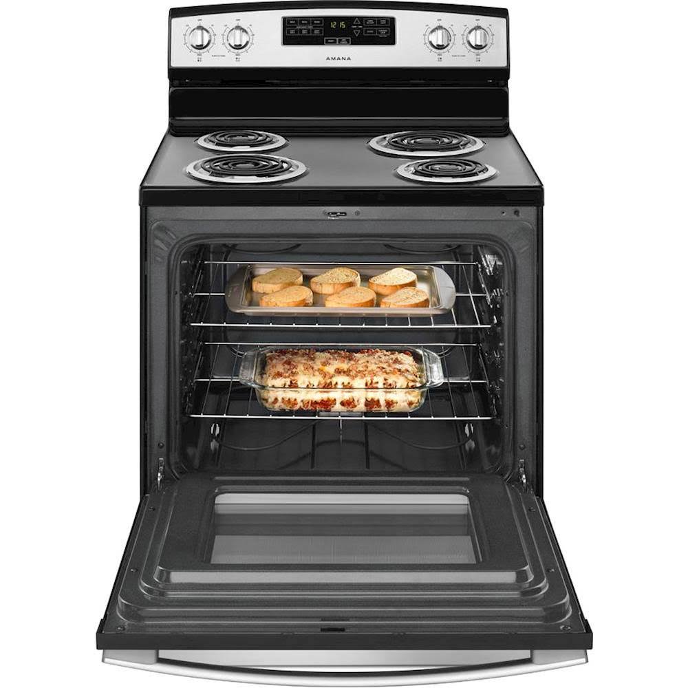 30-Inch Electric Range with Bake Assist Temps - Stainless Steel B297