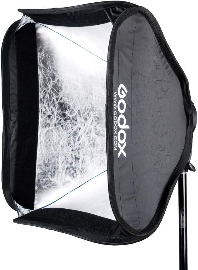 24x24inch Foldable Flash Softbox with Bowens Mount and Carrying Case F832