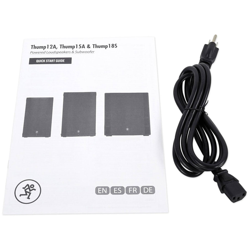 15x22 1300W Powered PA Speakers with Stands Cables Bag Q7722