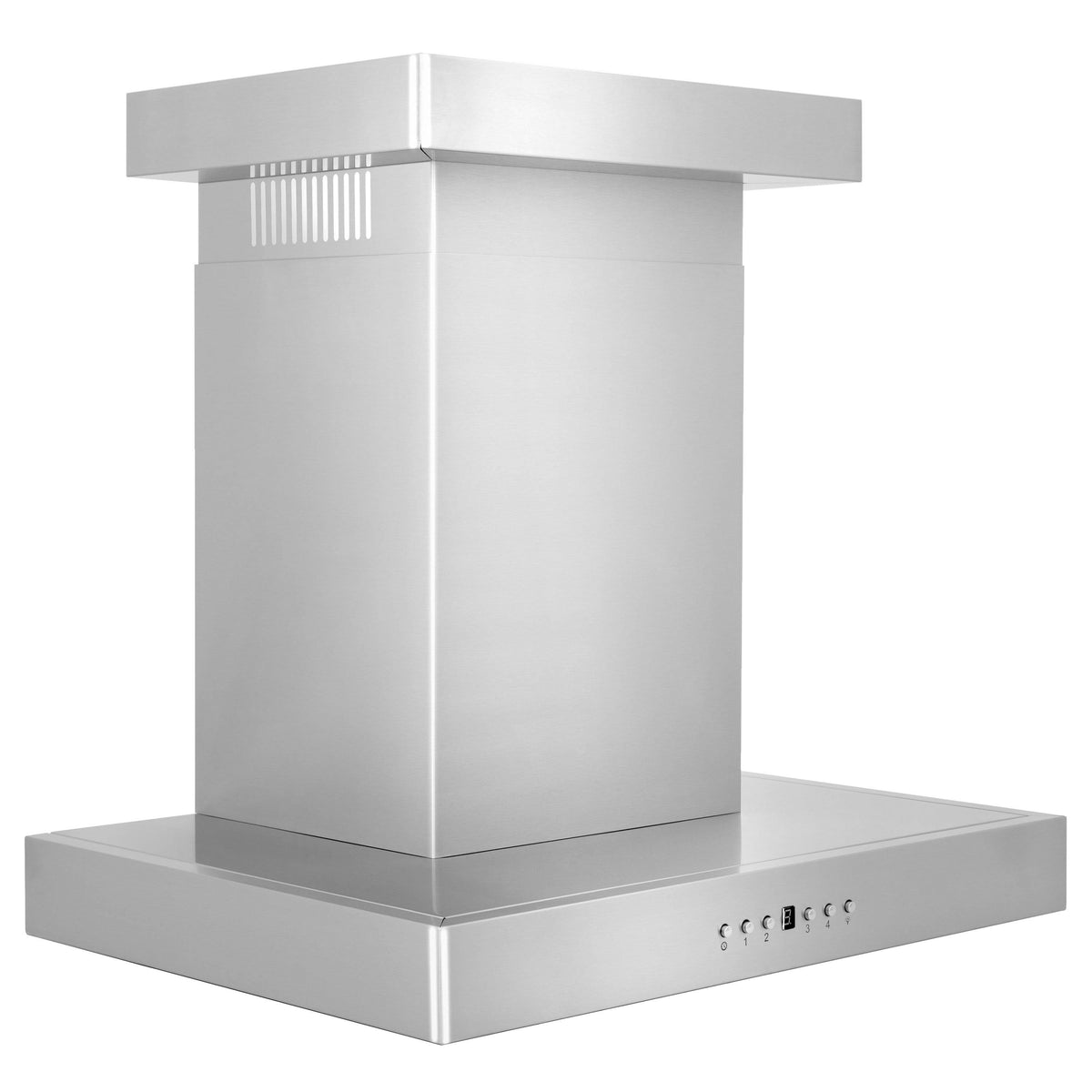 30x22 Wall Mount Range Hood in Stainless Steel with Crown Molding Y9378