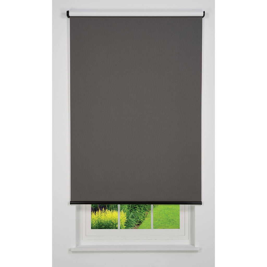 Dark Grey Cordless Blackout Roller Shade J7466