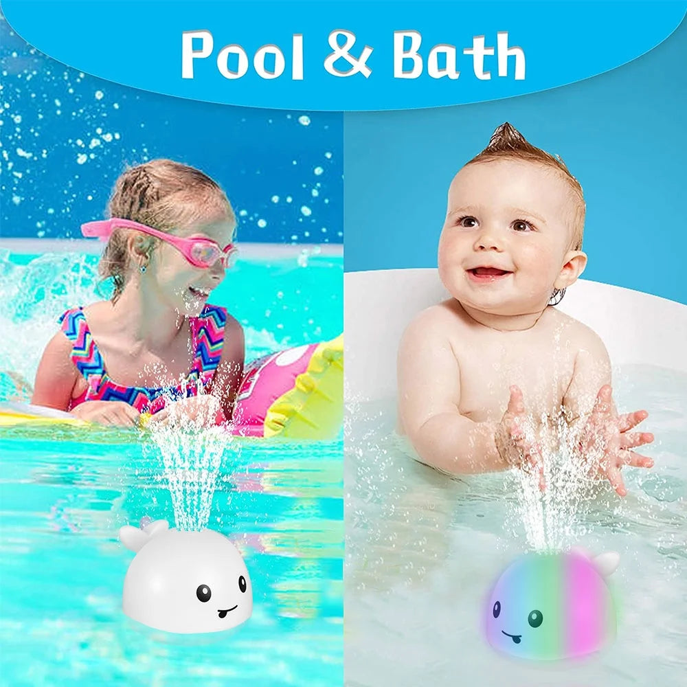 White Whale Bath Toy with LED Light S41315