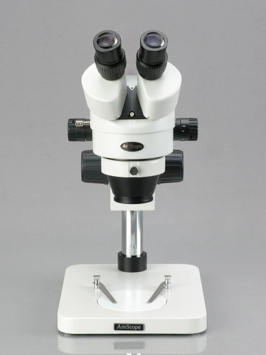 7X-90X Table Pillar Stand Stereo Microscope Q90463