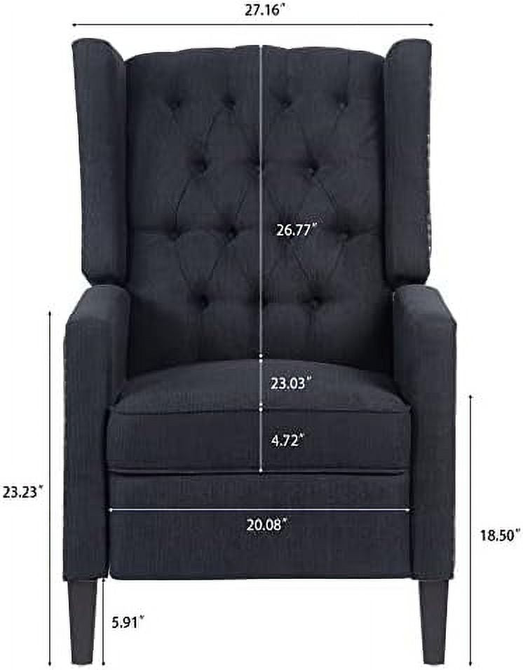 Recliner Chair with Wing Back Upholstered Lounge Sofa Chair K28689