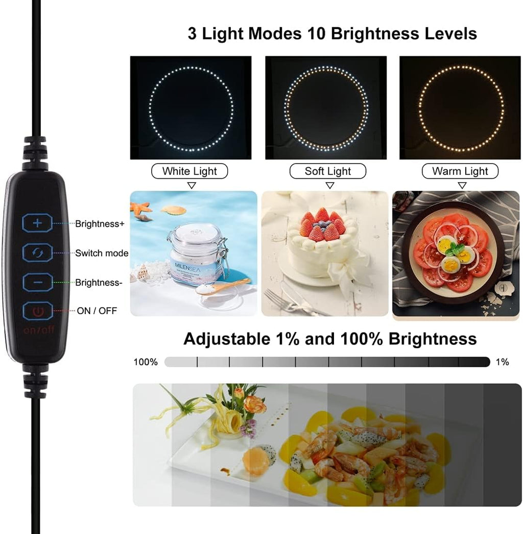 15.8"/40cm Photo Studio Light Box with Led Lights and 12 Colors Backdrops, Pack of 2 V763070