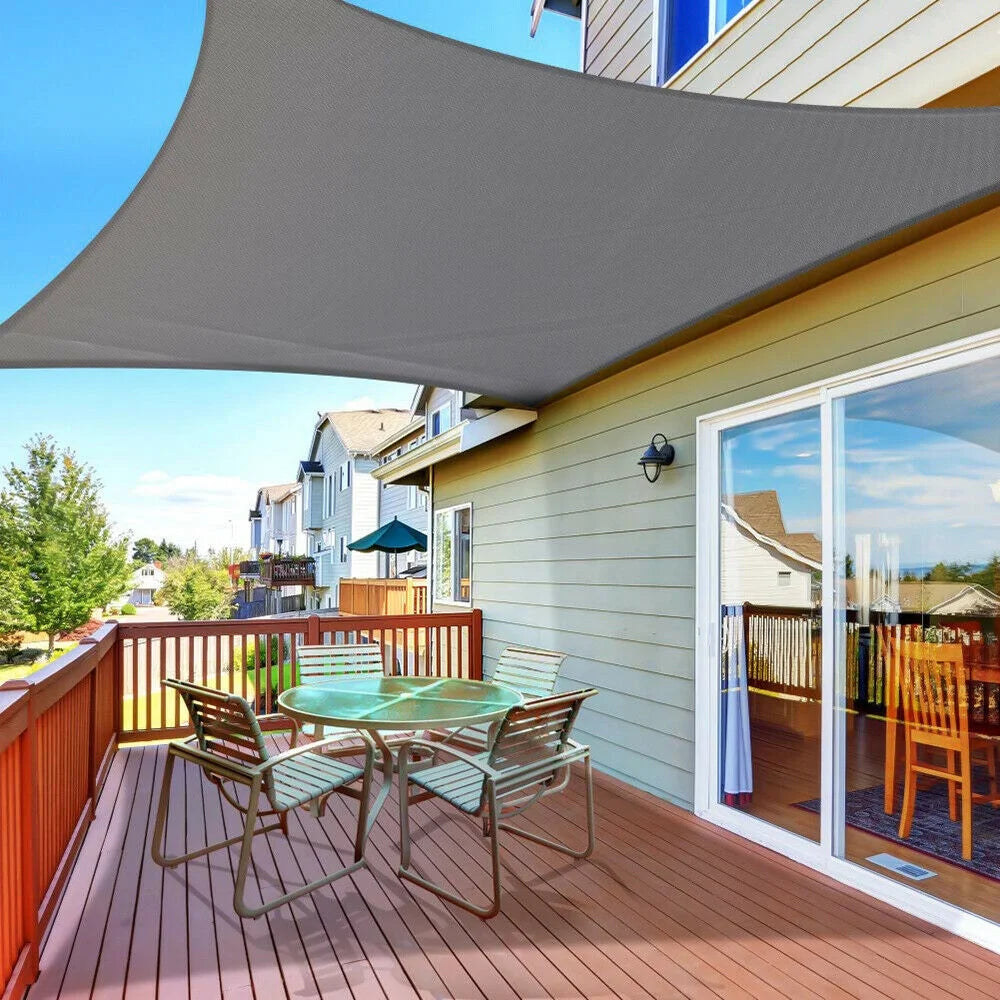 10' x 10' Green Square Sun Shade Sail Canopy F277592