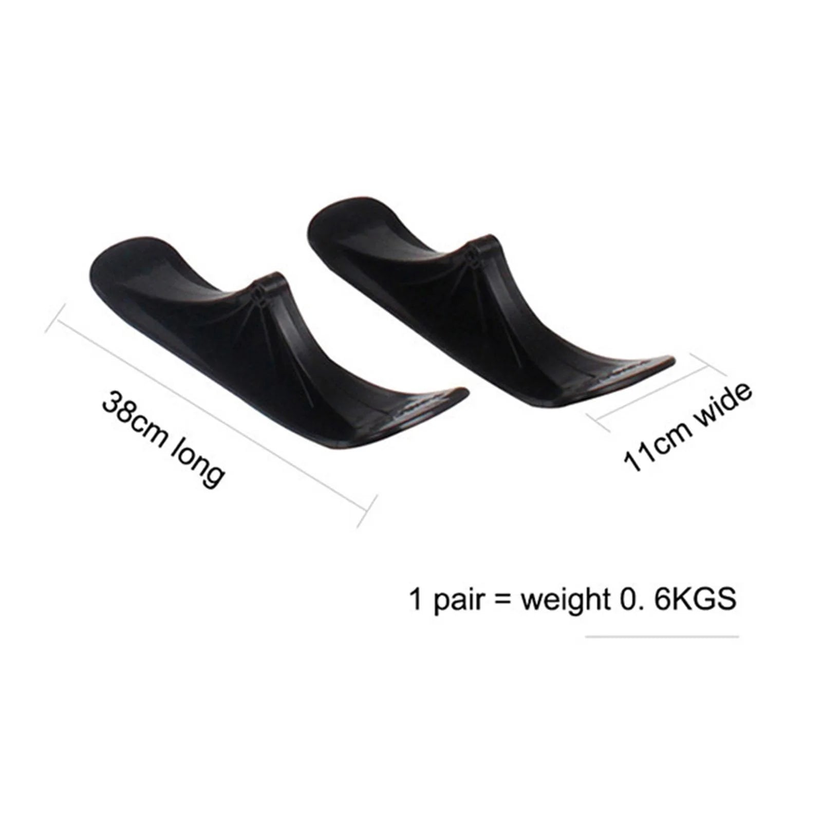 2Pcs Snow Sledge Board Set Ski Plate Bike Snowboard D359