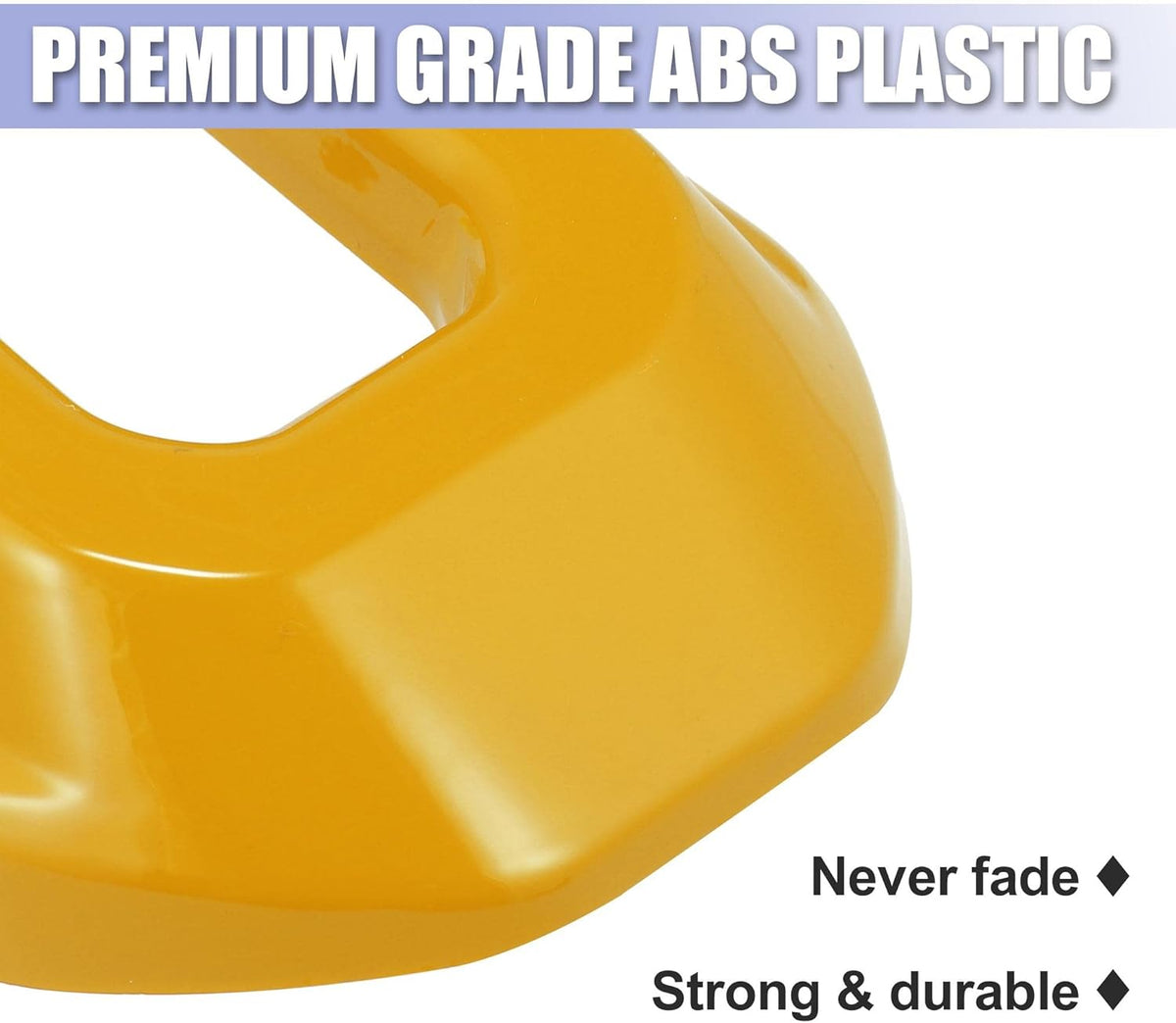 Yellow Hood Latch Lock Catch Brackets Cover for Jeep Wrangler JL JLU Gladiator JT Exterior Trim Accessories Pack of 2 T83072