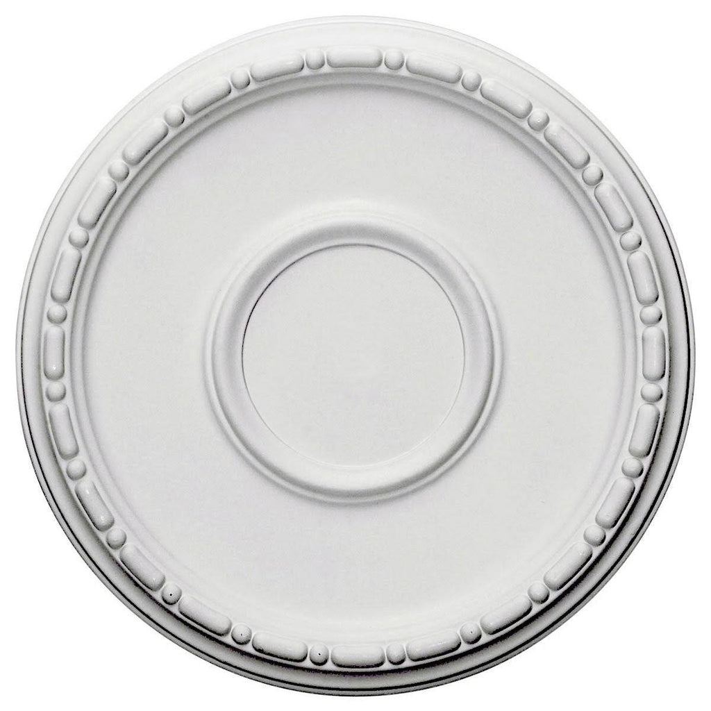 16 1/2x22OD x 1 1/2x22P Hand-Painted Polished Copper Ceiling Medallion F9150