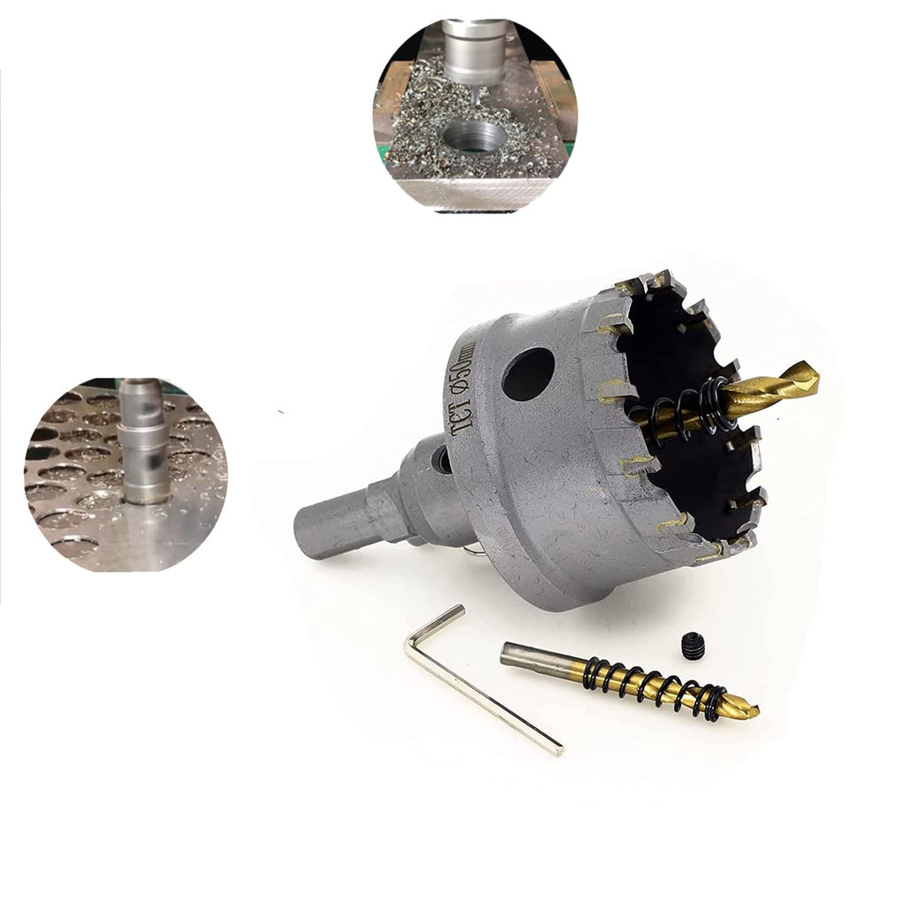 3Pcs Tungsten Carbide Tipped Hole Saw Kit with Storage Case T52089