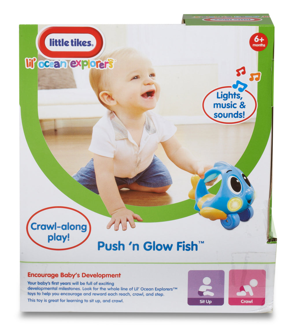 Push 'N Glow Fish - Blue S623