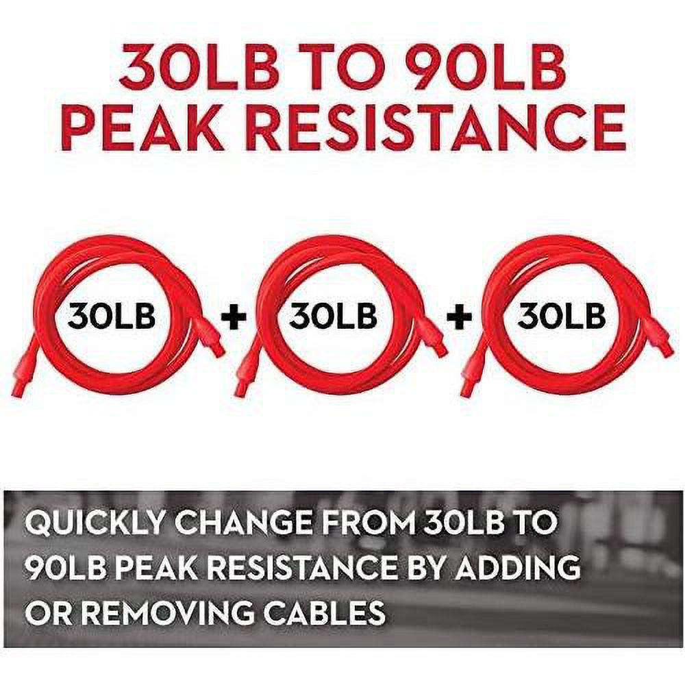 3 Extra Chest Expander Cables - 70 Lb R10626