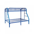 Blue Twin Over Full Bunk Bed S6501