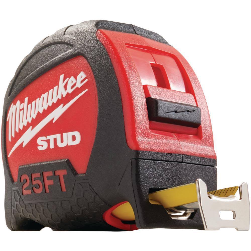 10 in. 360-Degree Locking Die Cast Torpedo Level with 25 ft. Stud Tape Measure J3481