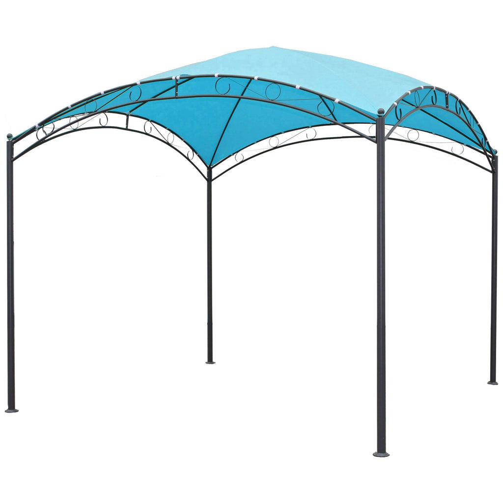 Square 10 Foot Dome Top Gazebo O7288