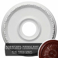 Hand-Painted Brushed Mahogany Ceiling Medallion P707