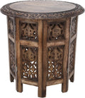 Antique Solid Carved Wood Coffee Table Z15290