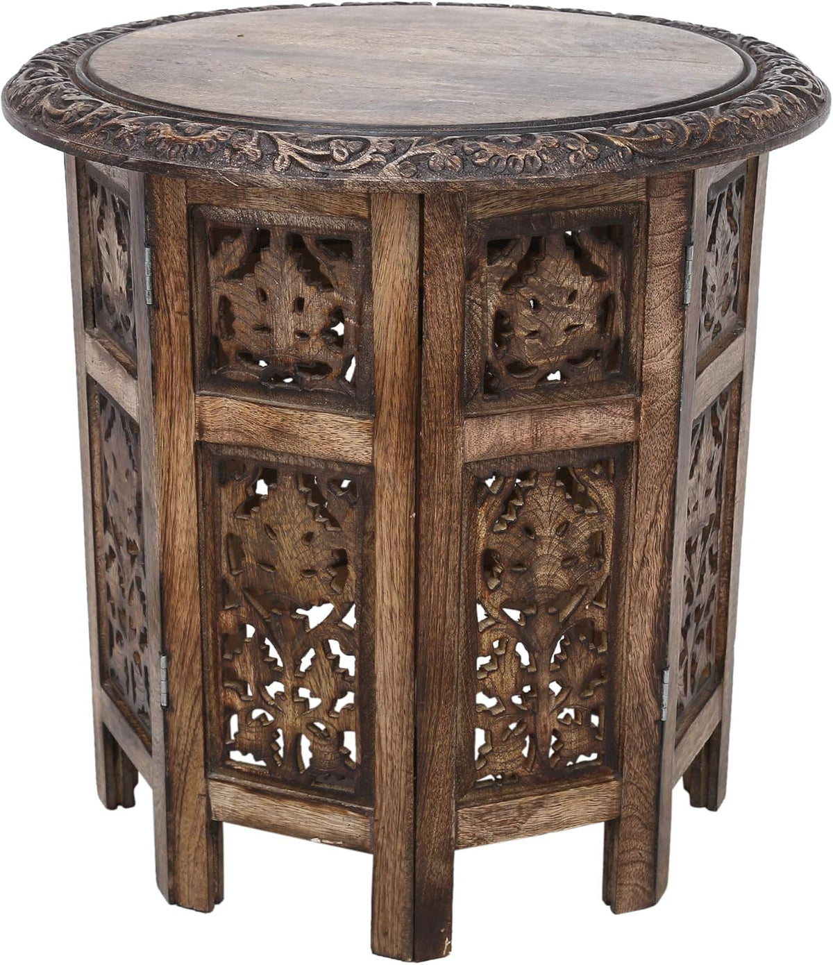 Antique Solid Carved Wood Coffee Table Z15290