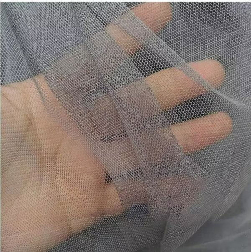 Gray Mosquito Net Insect Barrier Netting Curtains D83236