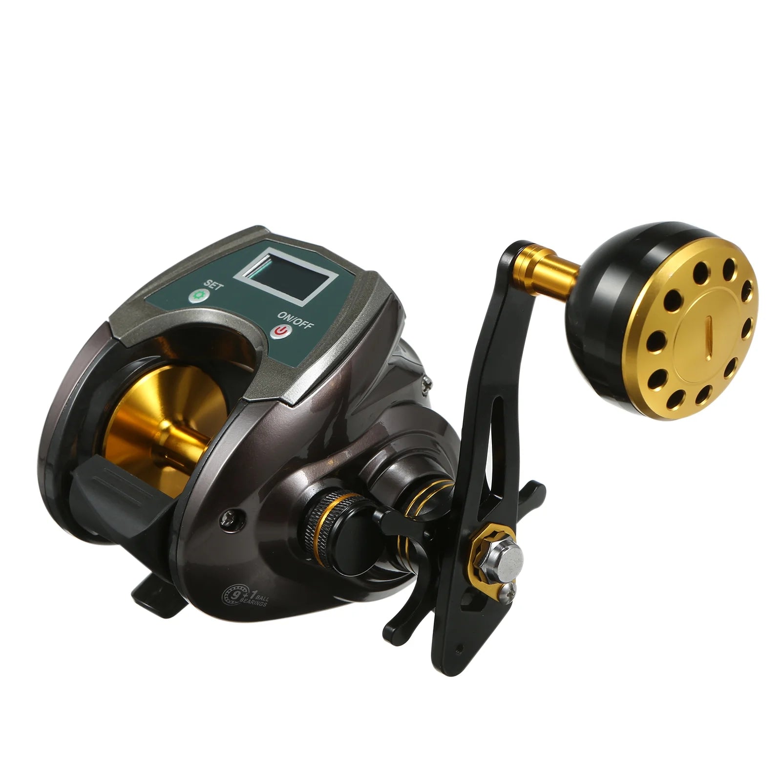 USB Rechargeable Carbon Fiber Baitcasting Reel Electric Fishing Reel C85588