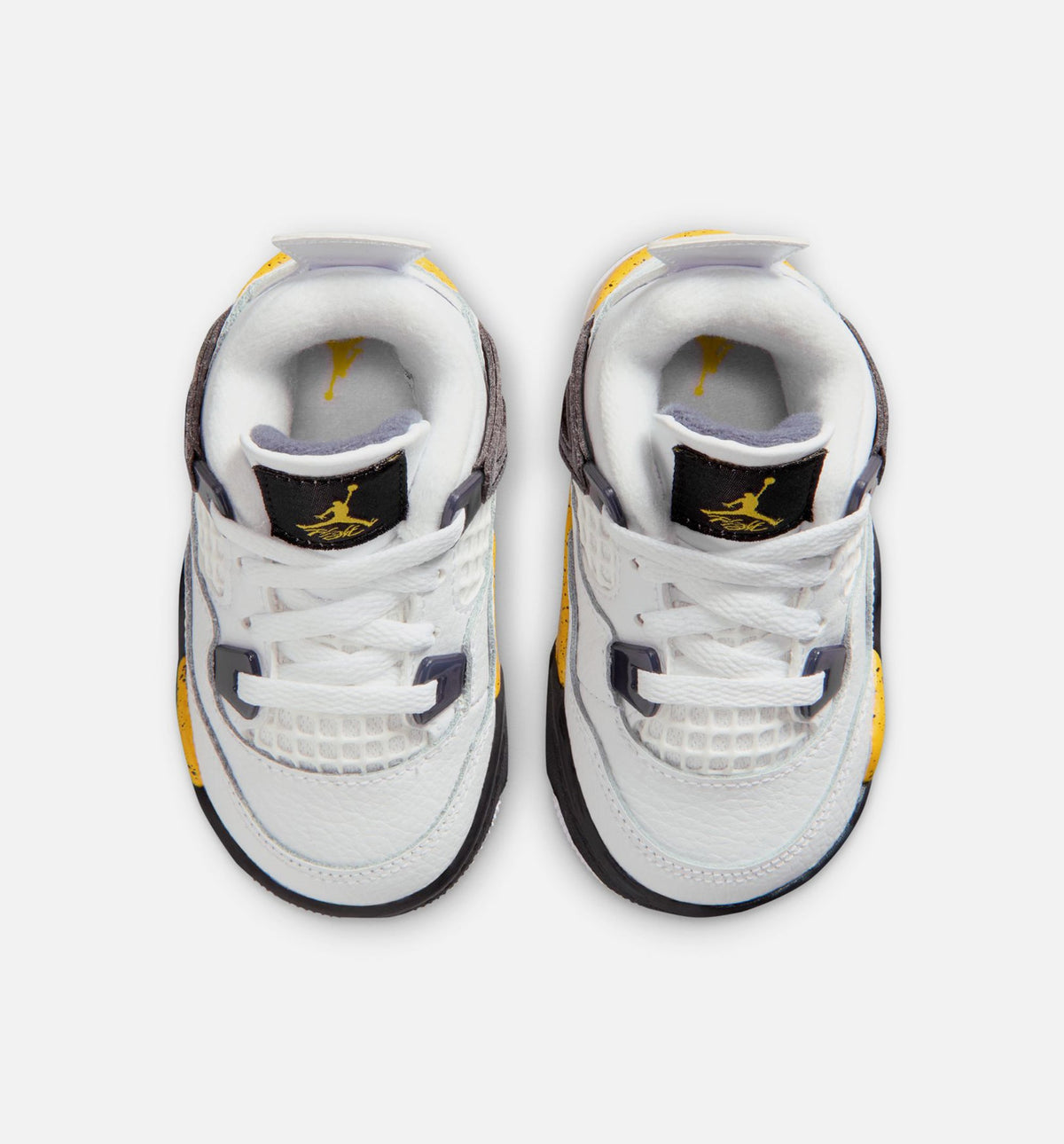 Air Jordan 4 Retro "Rare Air Tour Yellow" Infant/Toddler Shoe – White/Dark Blue Grey/Black/Tour Yellow