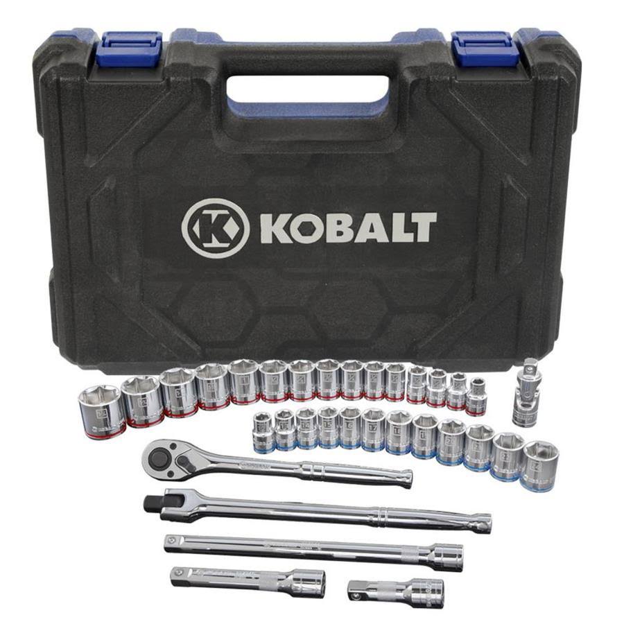 33 pc. SAE & Metric Mechanic's Tool Set with Hard Case L387
